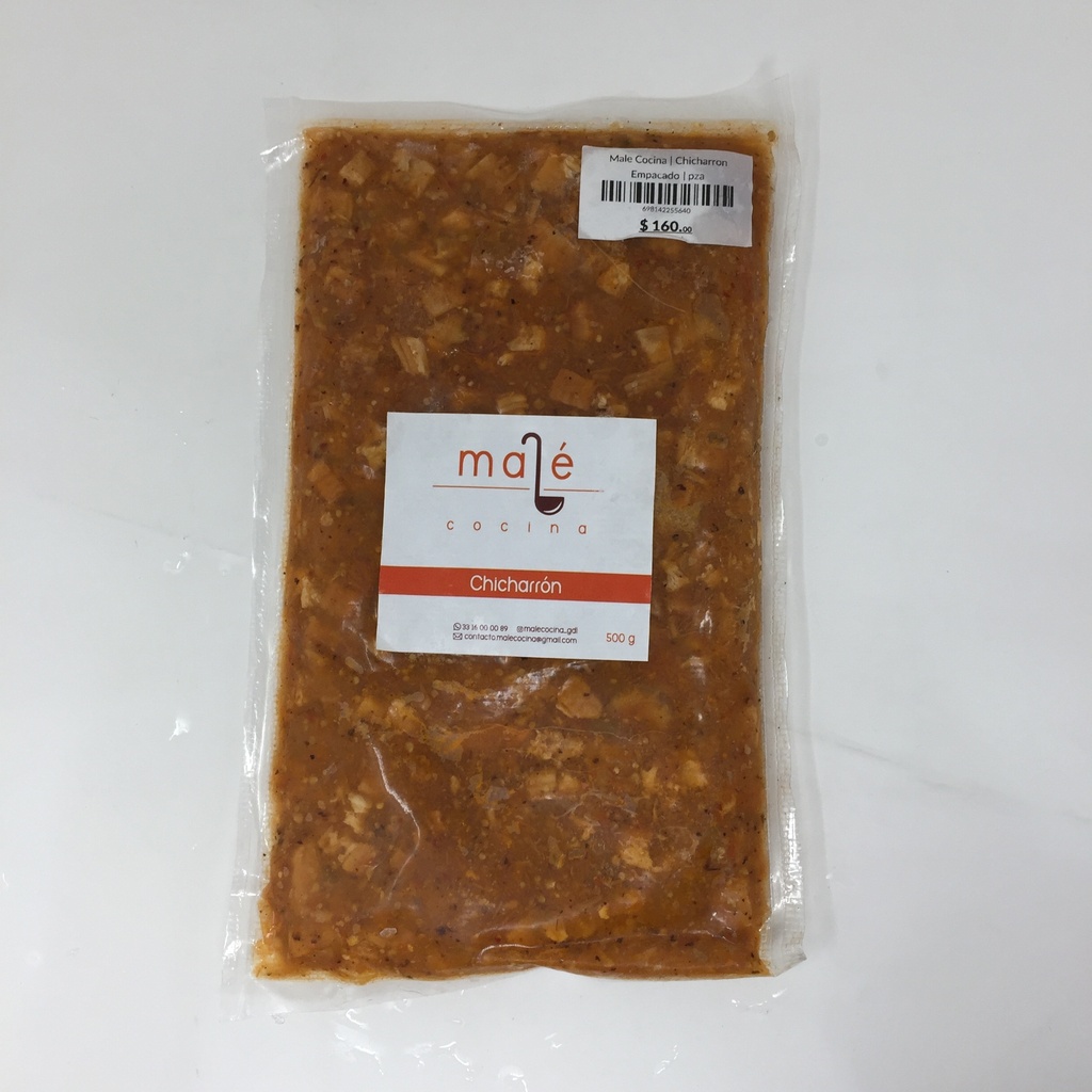 Male Cocina | Chicharron en Salsa Roja 500 g