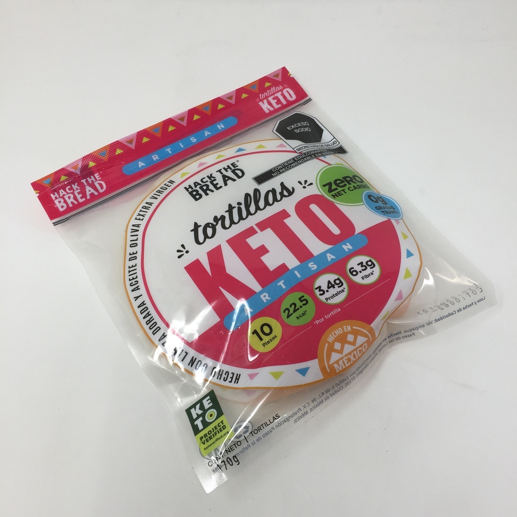 Tortillas Keto sin carbohidratos ni azúcar | Haz Keto 10 pzs