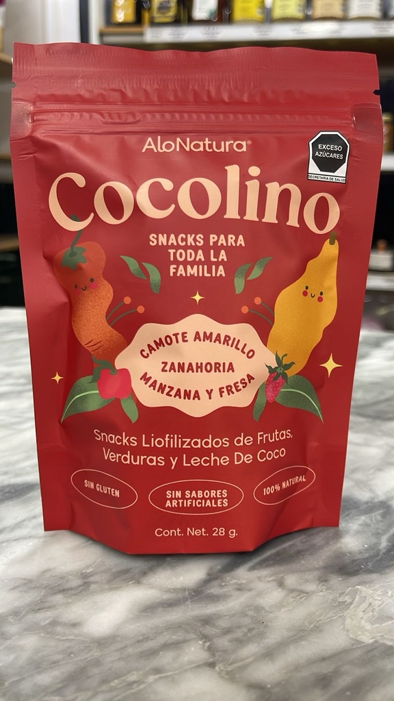 Camote, Zanahoria, Manzana y Fresa | Cocolino By Alo Natura 28 g
