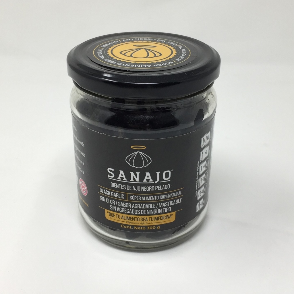 Sanajo | Frasco Diente de Ajo Negro | 300 grs