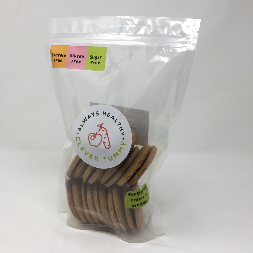 Galletas con Crema de Avellana sin Azucar ni Gluten | Clever Tummy