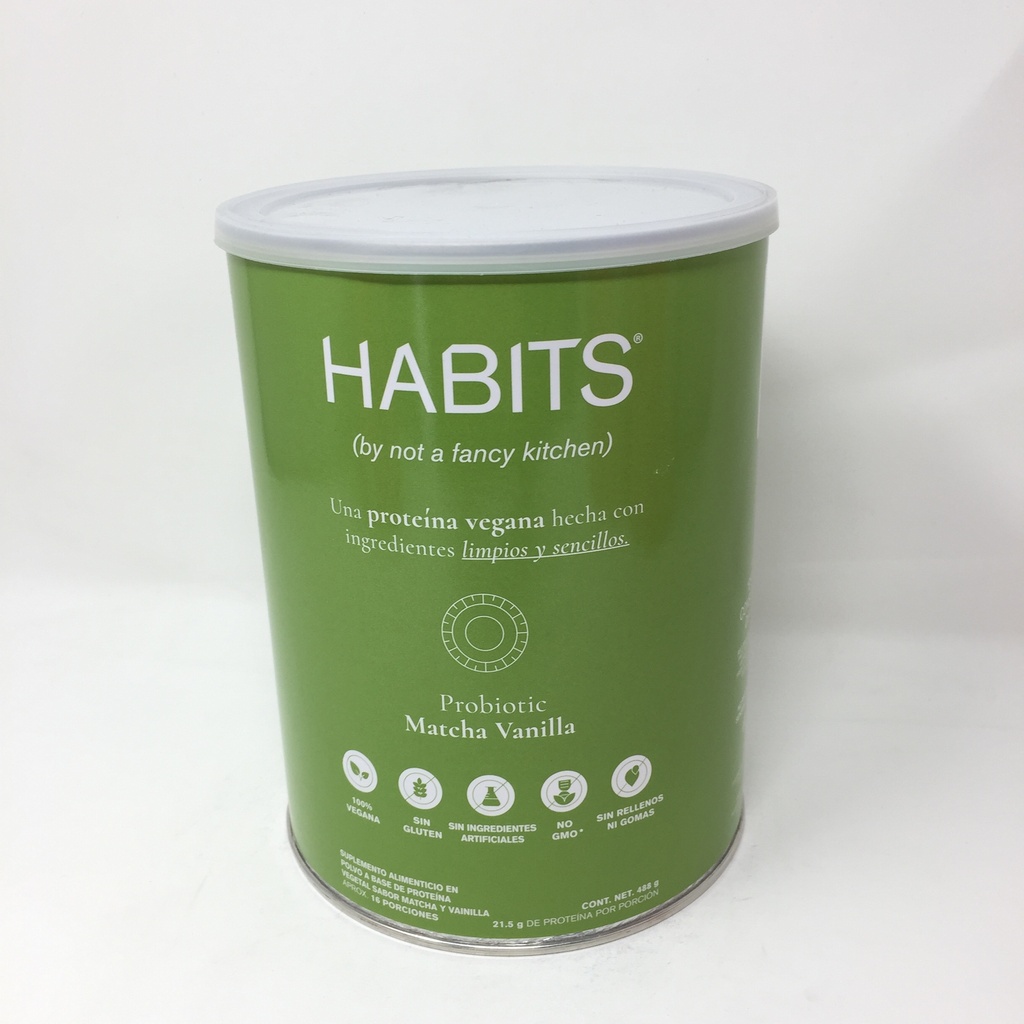 Probiotico Matcha Vainilla | Habits 488 g