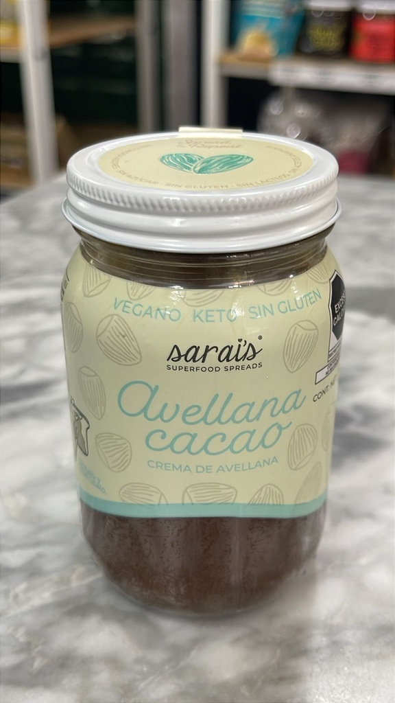 Crema de Avellana Cacao Keto | Sarais By Casa Falco