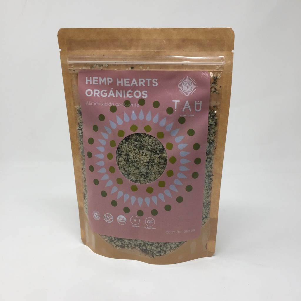 Corazones de Hemp Organico | Tau 250 g