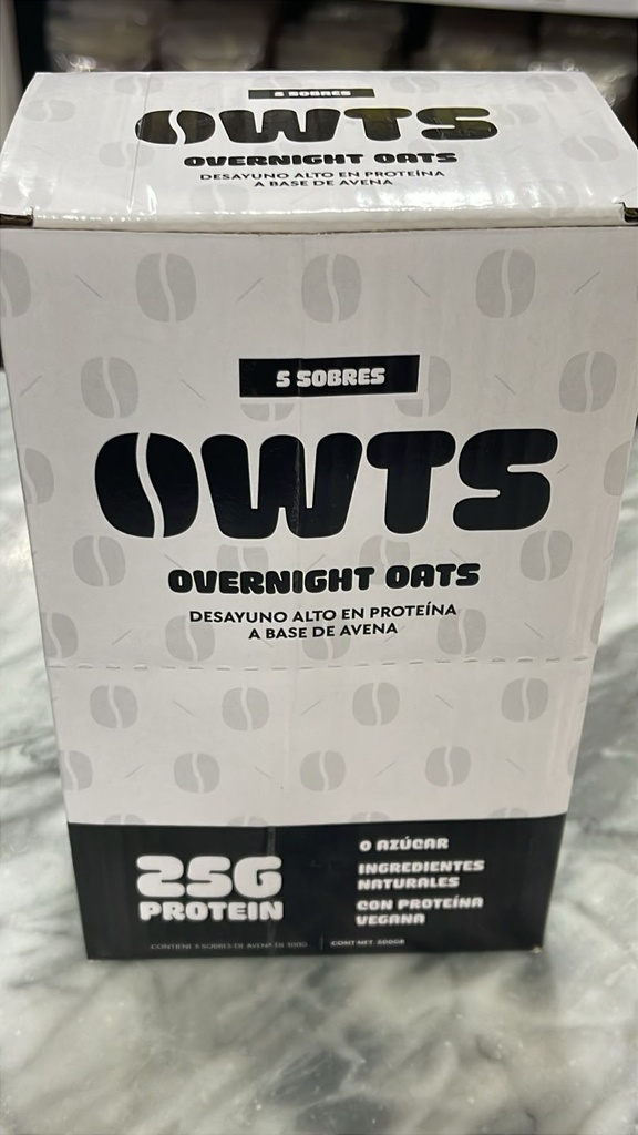 Avena Sin Azucar de Sabores  | Owts Caja 5 Sobres