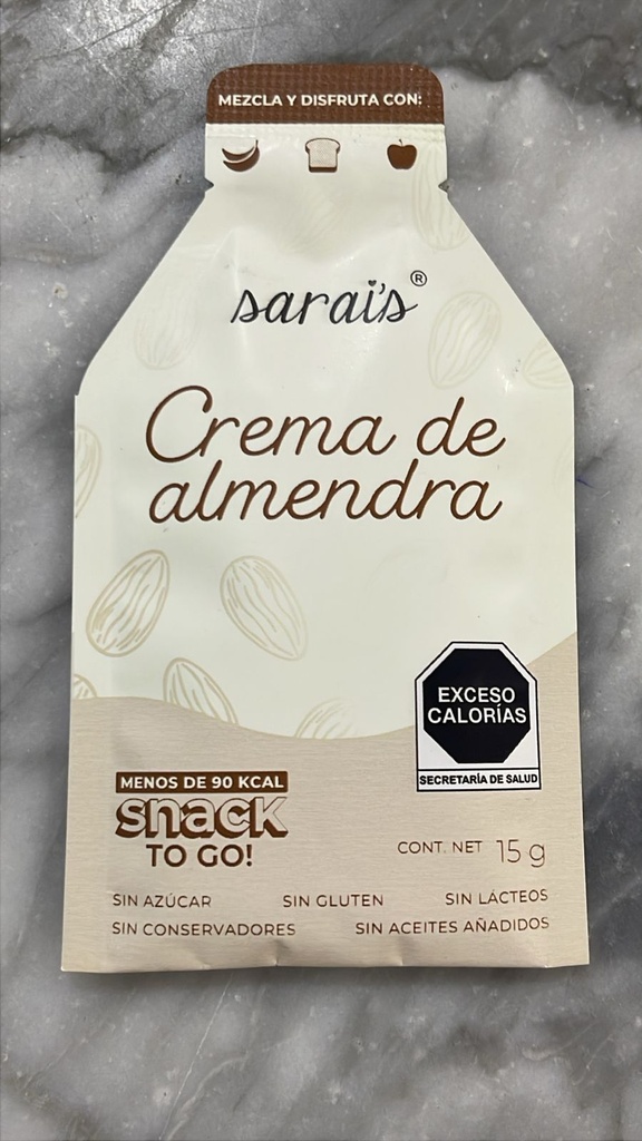 To Go Crema de Almendra Keto | Sarais By Casa Falco
