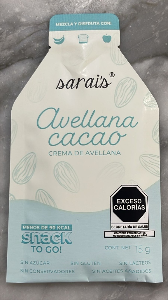To Go Crema de Avellana Cacao Keto | Sarais By Casa Falco