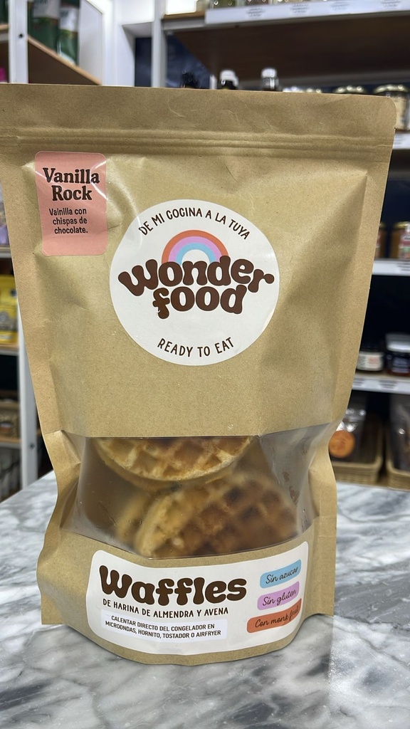 Vanilla Rock Waffles | Wonderfood