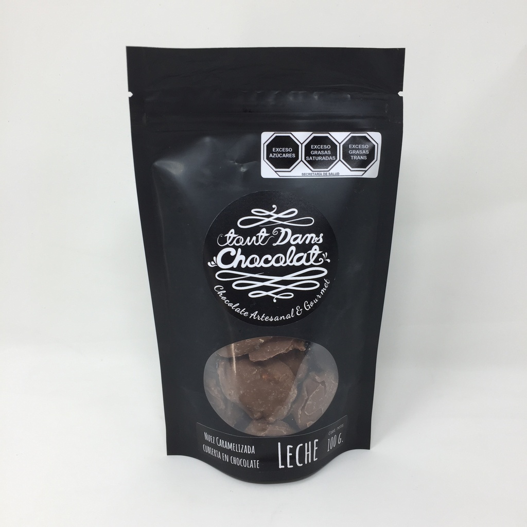Tout Dans | Nuez Caramelizada con Chocolate con Leche | 100 g