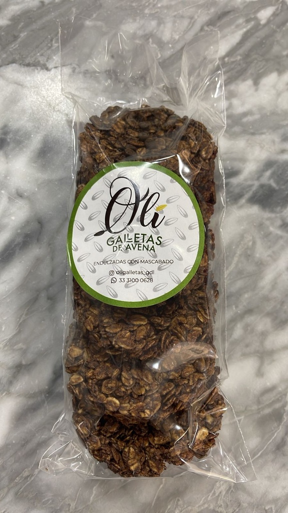 Galletas de Avena con Miel y Cocoa | Oli Galletas 6  pz