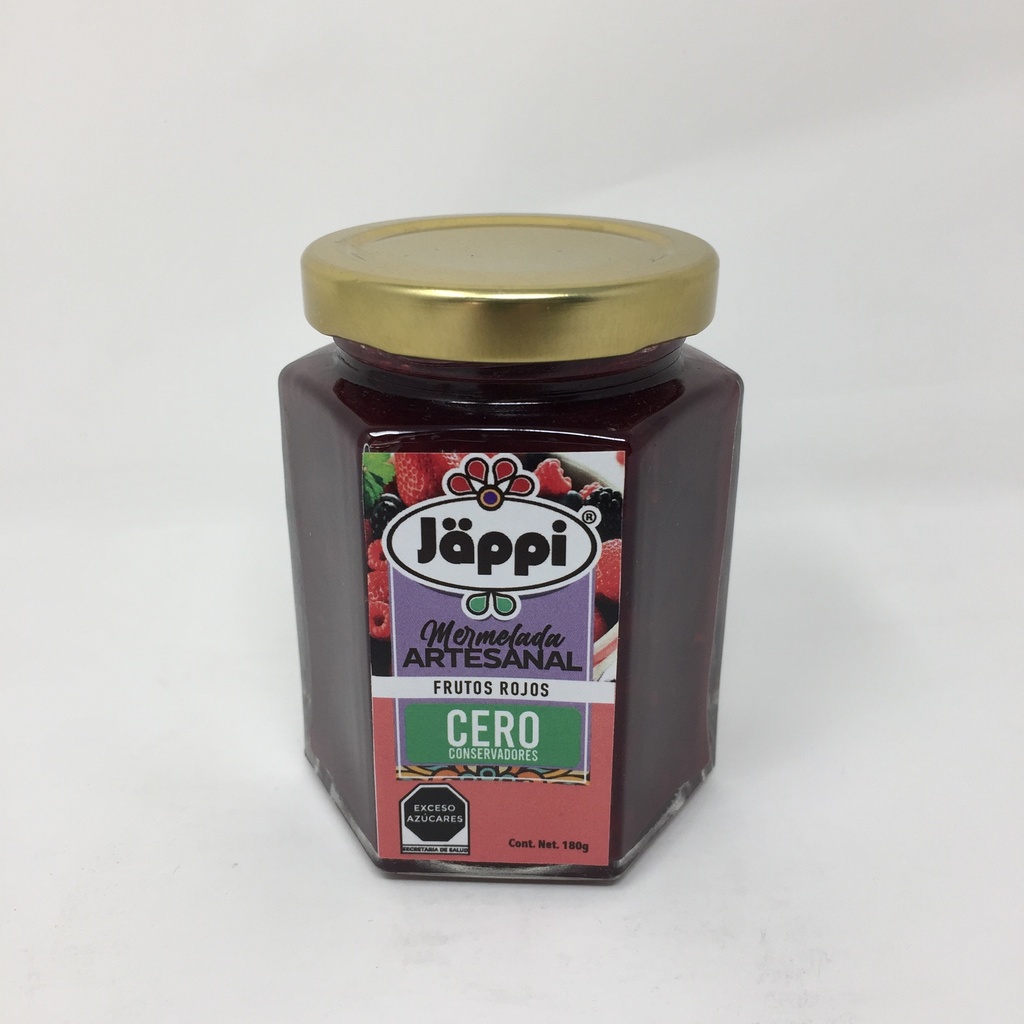 Frutos Rojos Cero Mermelada | Jappi 180 g