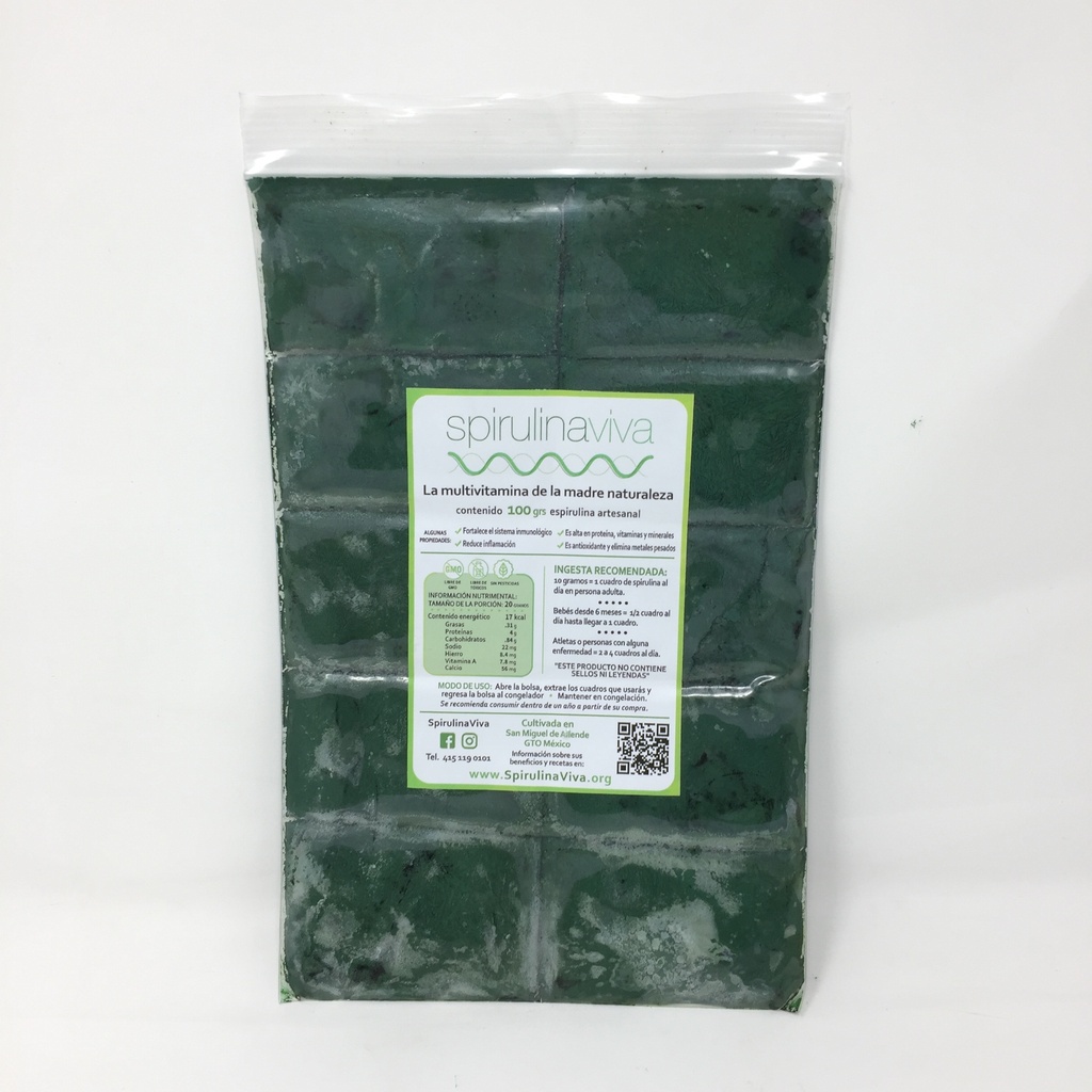 Espirulina Viva en Cartera