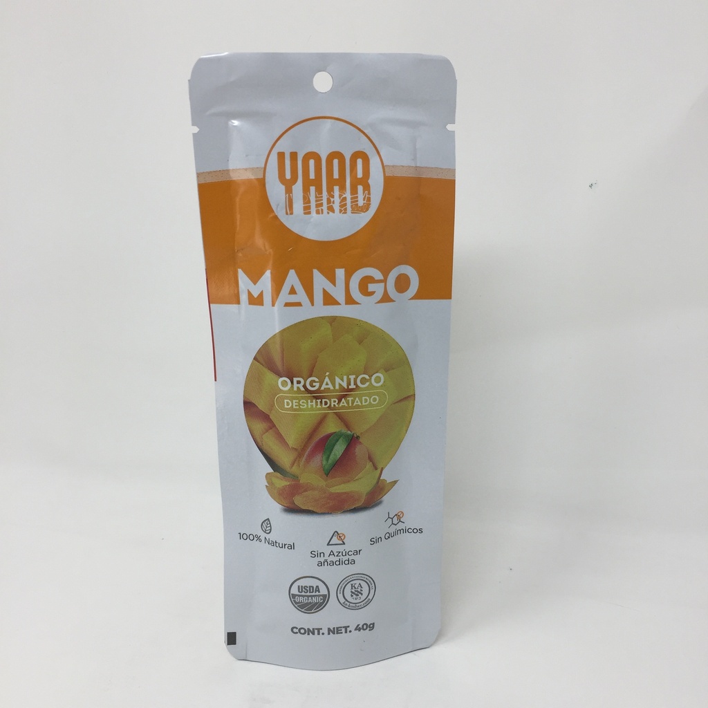 Mango Deshidratado Natural | Yaab 40 g