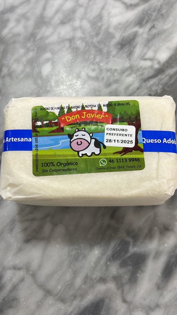 Queso Adobera Maduro | Don Javier