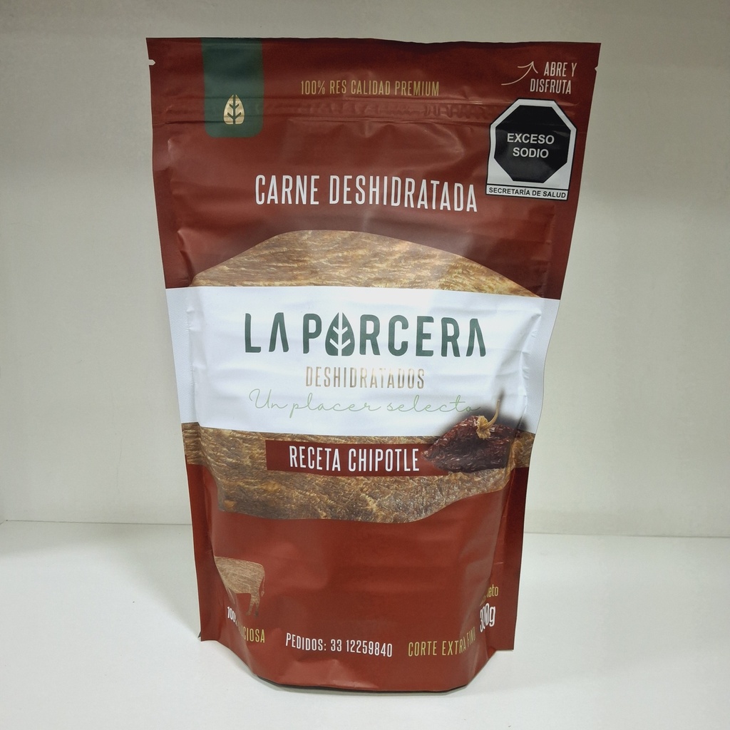 Chipotle Grande | Carne Deshidratada La Parcera 300 g