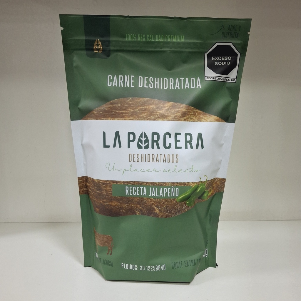 Jalapeño Grande | Carne Deshidratada La Parcera 300 g
