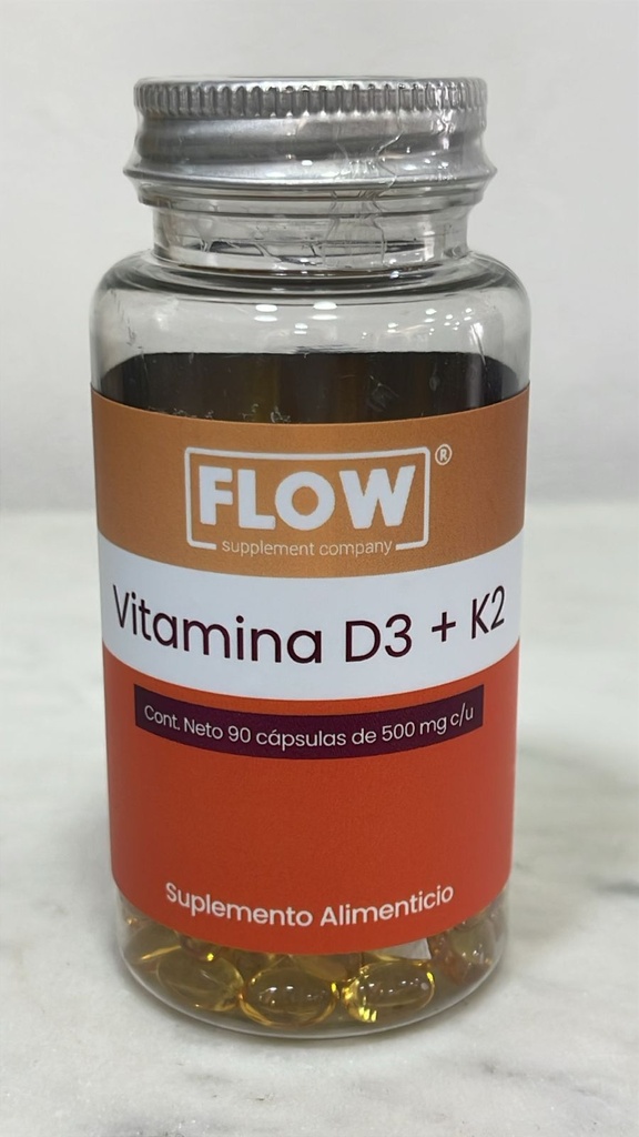 Vitamina D3+K2 | Flow 90 Capsulas