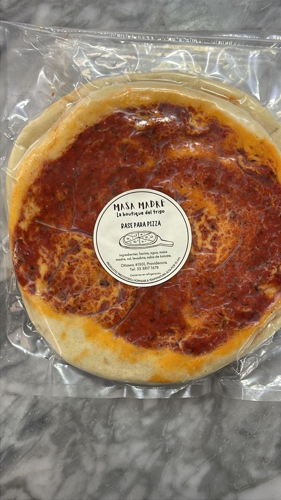 Base Para Pizza | Masa Madre