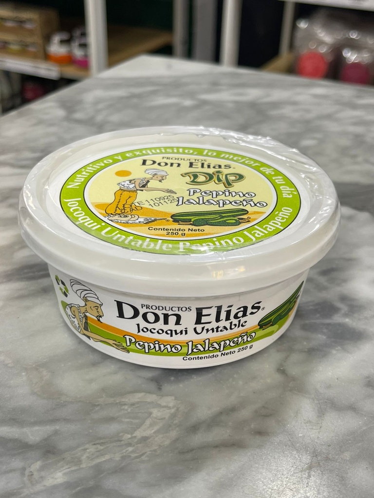 Jocoque Untable Pepino Jalapeño | Don Elias 250 g