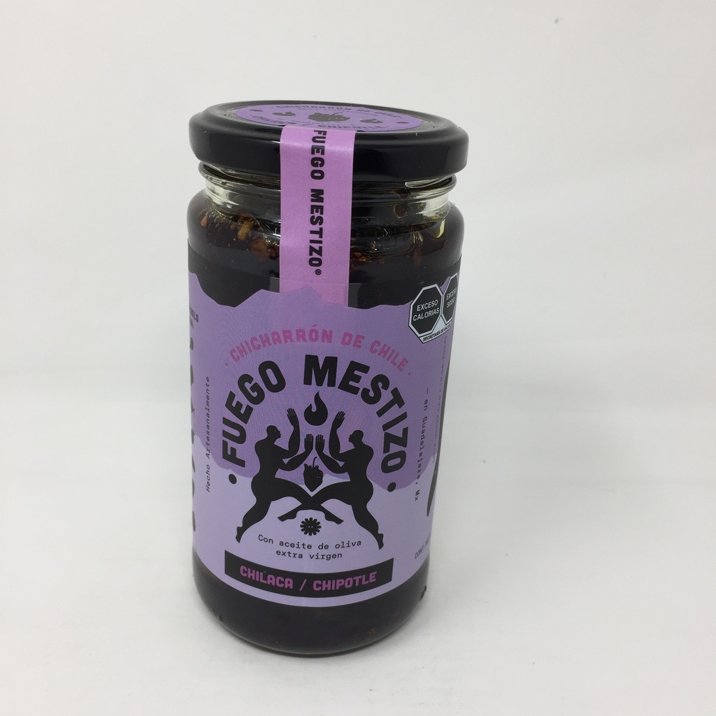 Chicharron de Chile Chilaca y Chipotle | Fuego Mestizo | MNMS 300 ml