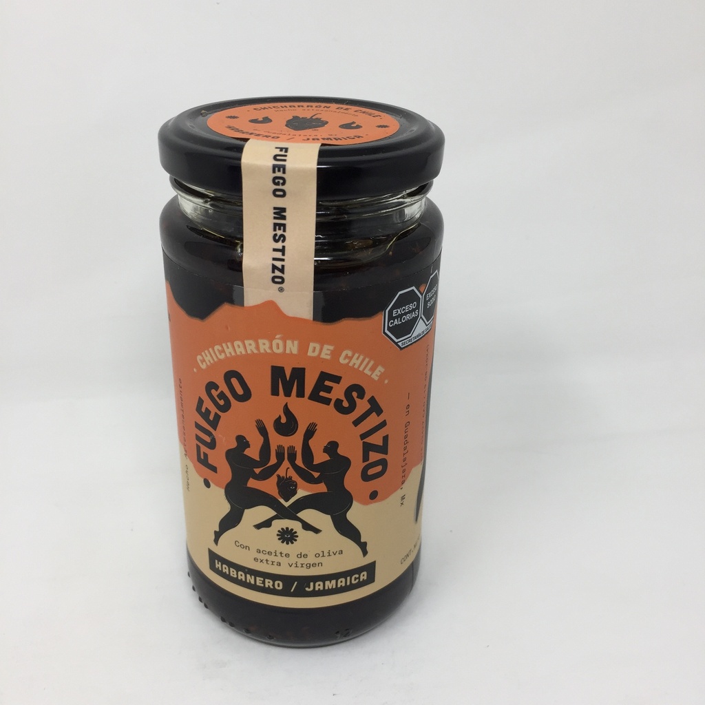 Chicharron de Chile Habanero y Jamaica | Fuego Mestizo | MNMS 300 ml