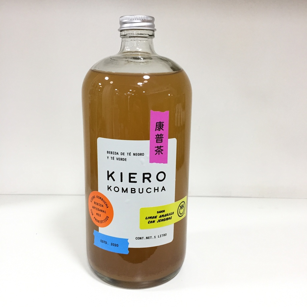 Limon y Jengibre | Kombucha Casadiez | 1 lt