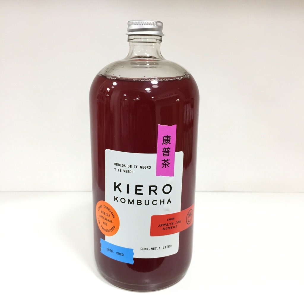 Jamaica y Romero | Kombucha Casadiez | 1 lt