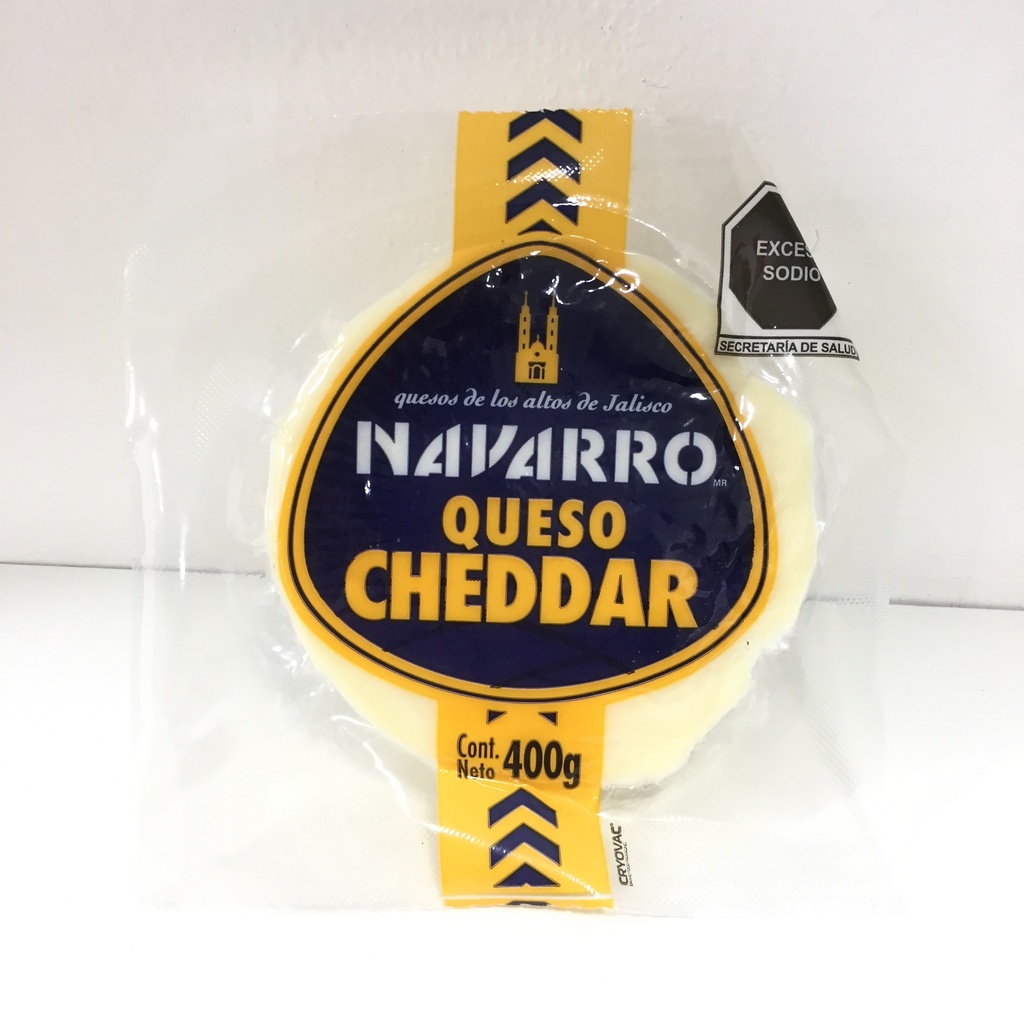 Queso Cheddar | Navarro 400 g