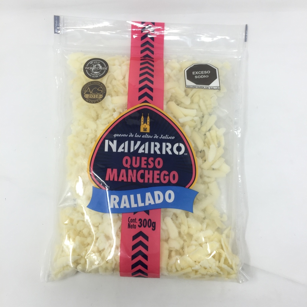 Queso Manchego Rallado | Navarro 300 g