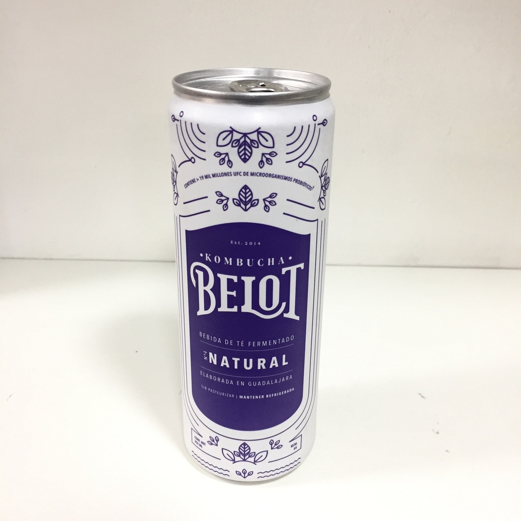 Natural Kombucha Belot | Artesano 355 ml