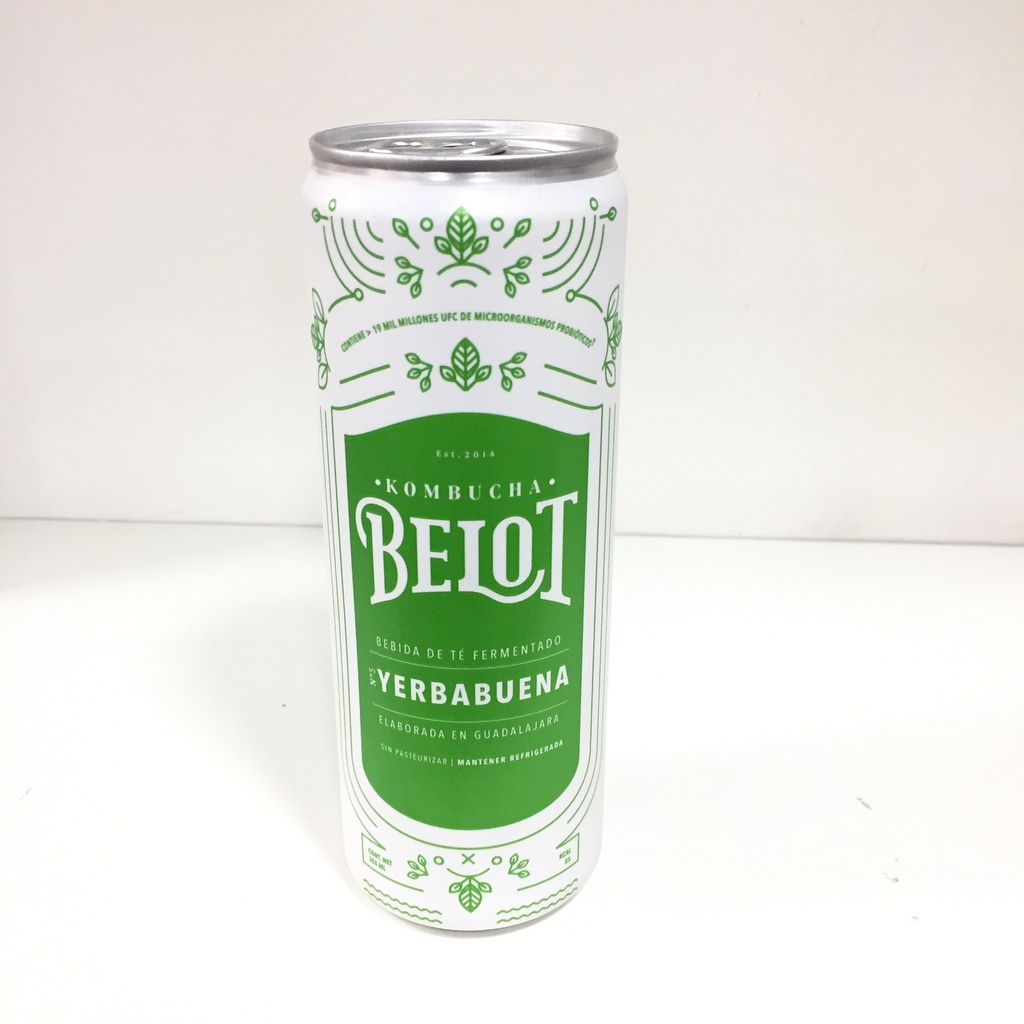 Yerbabuena Kombucha Belot | Artesano 355 ml