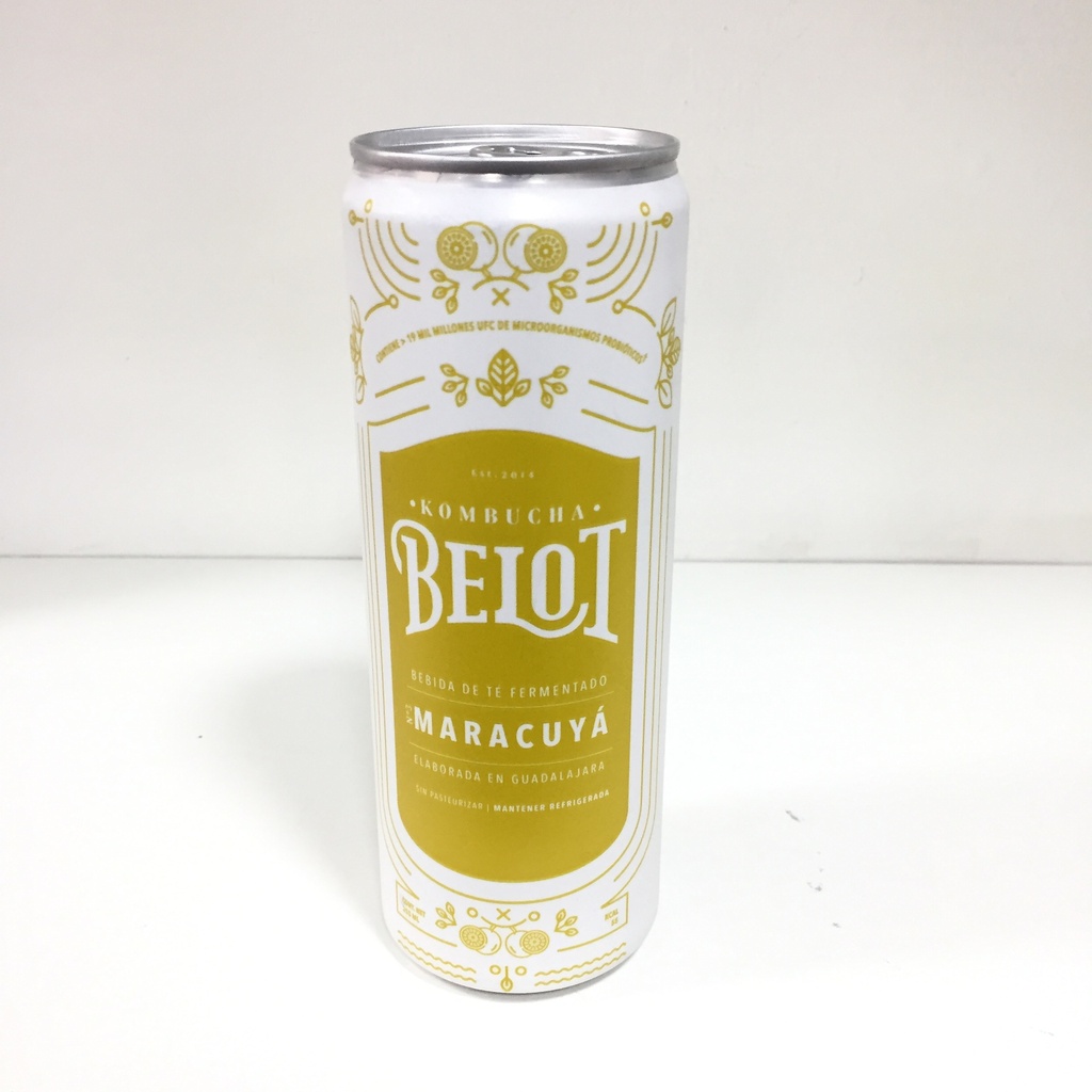 Maracuya Kombucha Belot | Artesano 355 ml