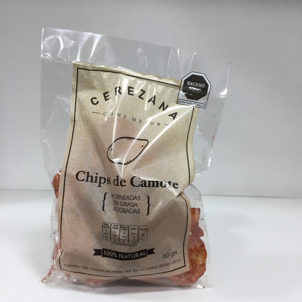 Camote en Chips | Cerezana 60 g