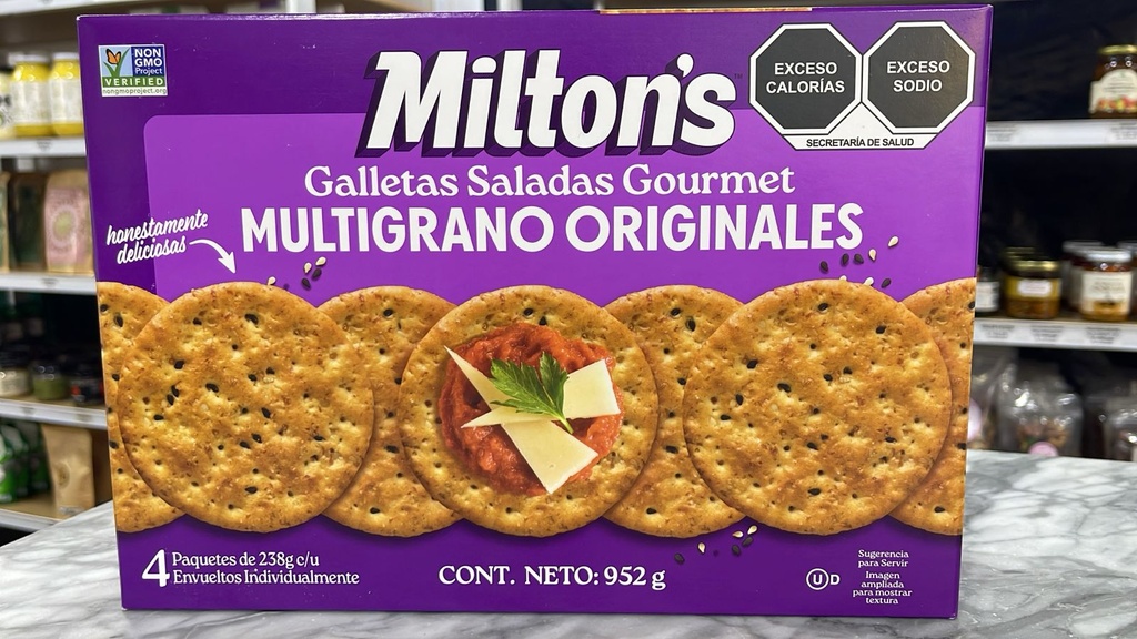 Galletas Multigrano Gourmet Originales | Milton´s 952 g