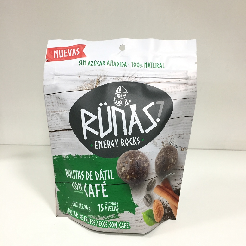 Bolitas de Datil con Cafe | Runas 15 pz