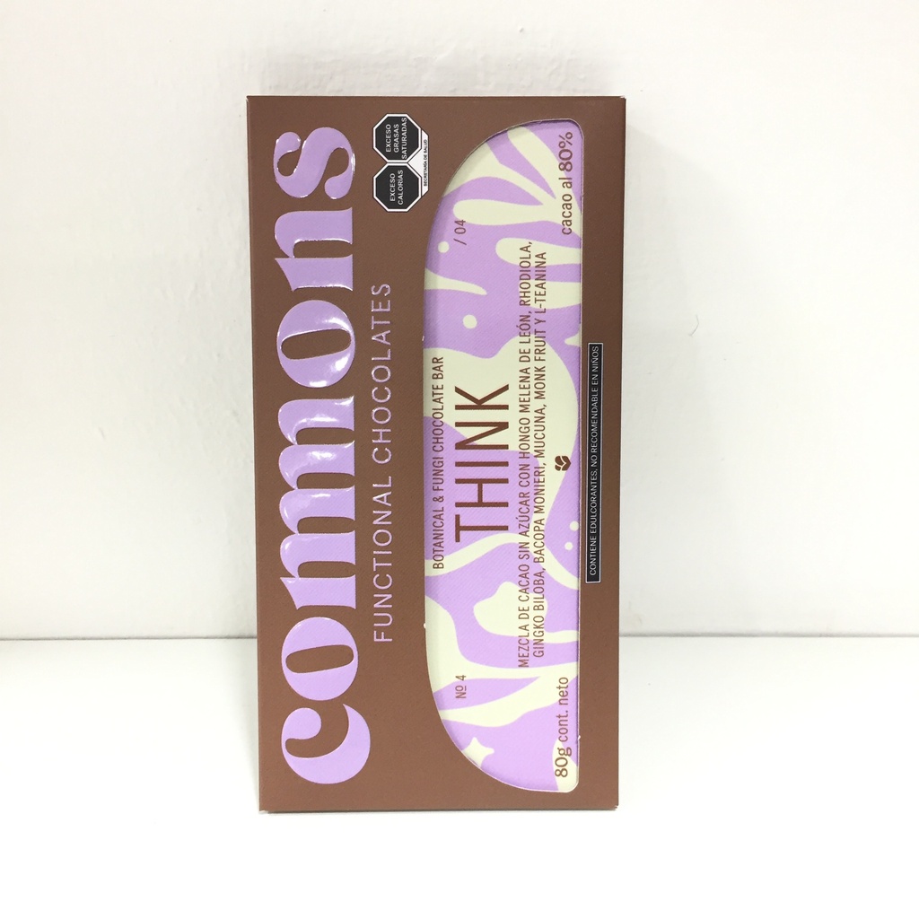 Chocolate Think Vegano con MonkFrut | Commons 80 g