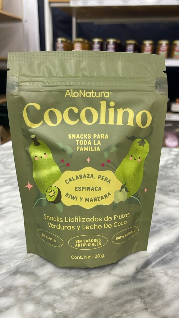 Calabaza, Pera, Espinaca, Kiwi y Manzana | Cocolino By Alo Natura 28 g