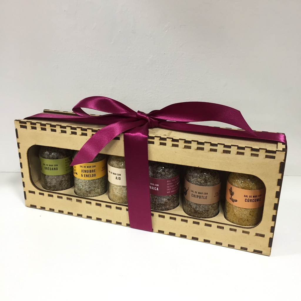 Variedad de Sales Caja Grande | El Tecuan 6 pz