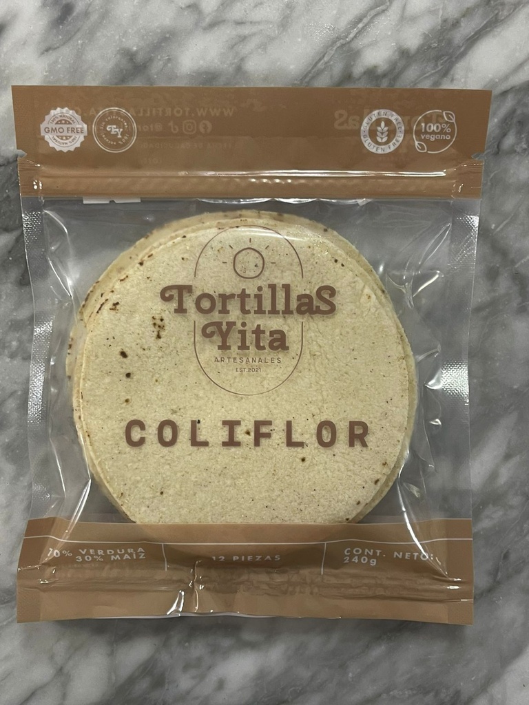 Tortilla de Coliflor | Tortillas Yita 240 g