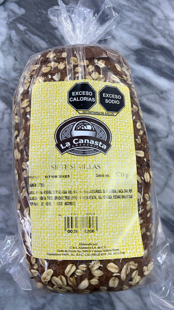 Siete Semillas Barra | La Canasta 570 g