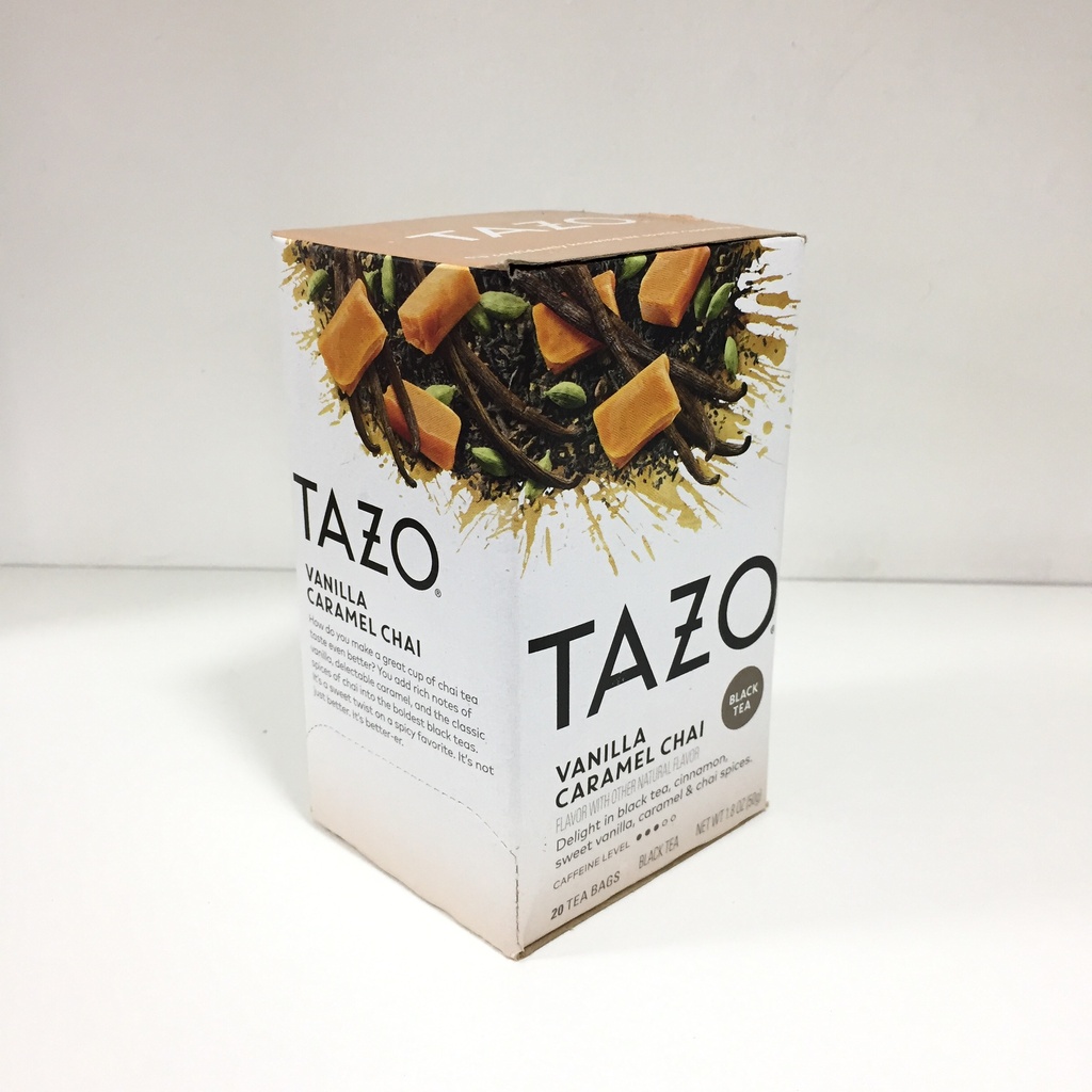 Te Negro, Canela, Vainilla, Caramelo y Chai | Tazo 20 Bolsas