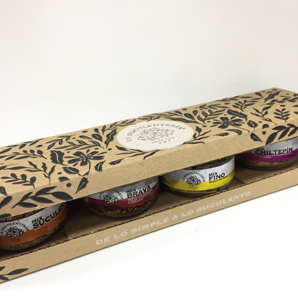 Mix Sazonadores Variedad | La Suculenteria 4 Frascos