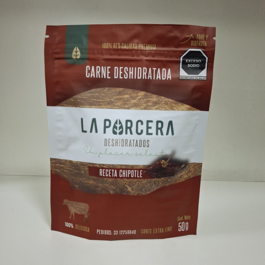 Chipotle Chico | Carne Deshidratada La Parcera 50 g