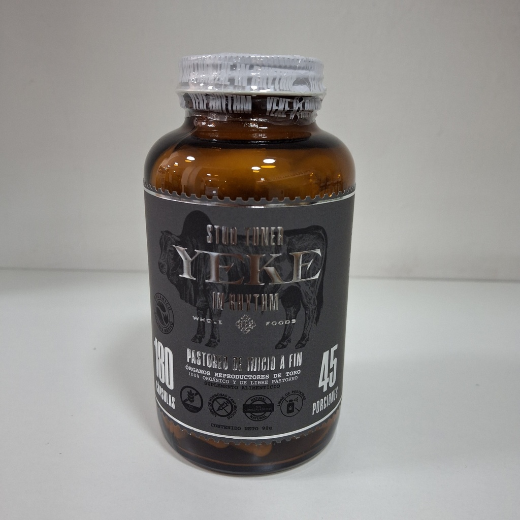 Stud Tuner | Organos de Toro 100 % de Libre Pastoreo | Yeke 180 Capsulas