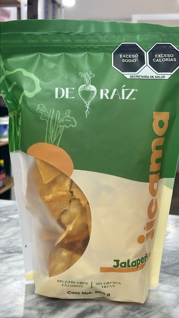 Jalapeño Chips de Jícama | De Raiz 200 g