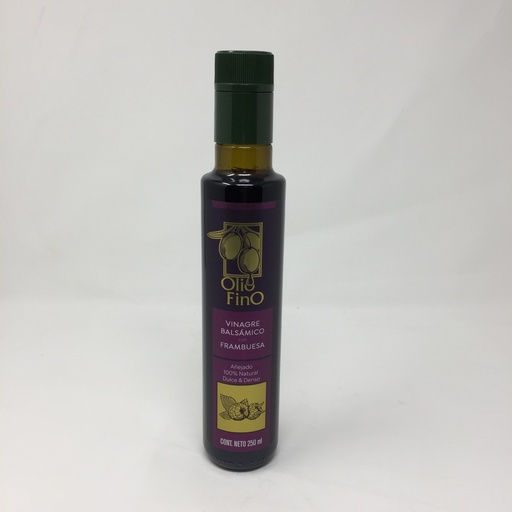 Vinagre Balsamico con Frambuesa | Olio Fino 250 ml