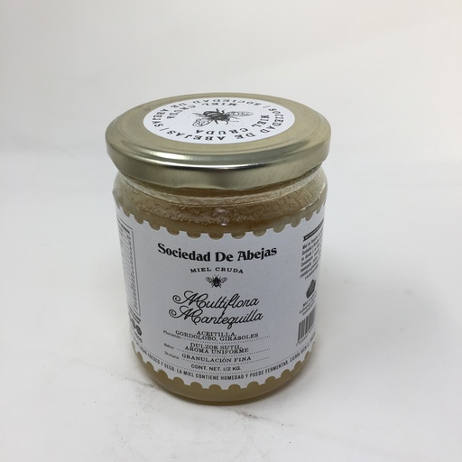 Miel Multiflora Mantequilla | Sociedad de Abejas By MNMS 500 grs