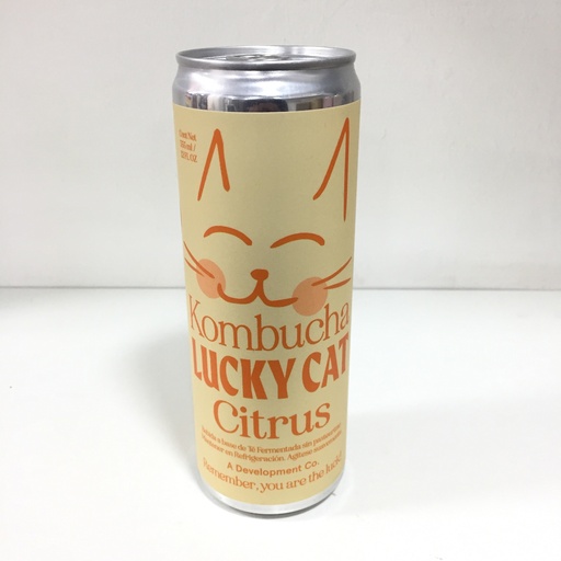 Citrus Toronja, Naranja y Lemon Grass | Kombucha Lucky Cat 355 ml