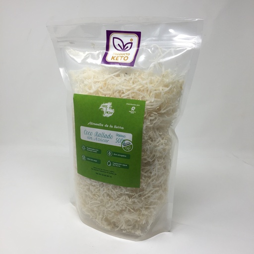 Coco Rallado Organico | Artesano 500 grs