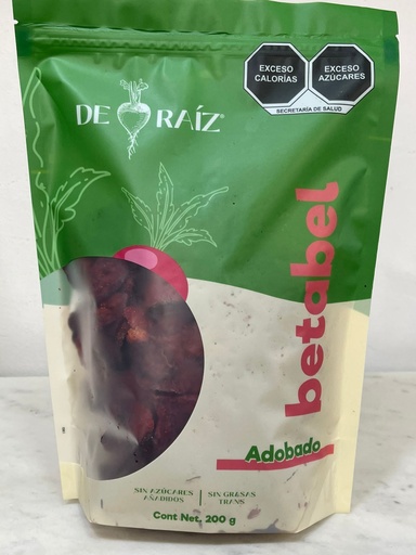 Betabel Adobado Chips | De Raiz 200 grs